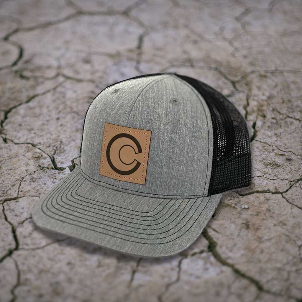 Clayco Inc. Pipe Cross Section mocked up on a grey hat